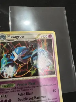 Pokemon Card: Metagross HOLO 4/95 HGSS Unleashed Set Rare! LP - Image 3