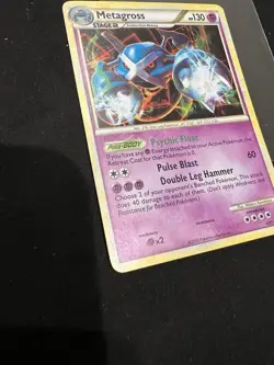 Pokemon Card: Metagross HOLO 4/95 HGSS Unleashed Set Rare! LP - Image 4