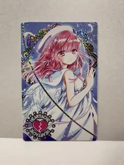 YuGiOh HEARTACHE Trading Card Holo Rare Used with - Image 1