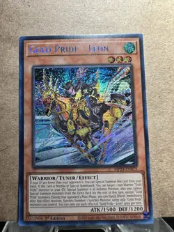 Yugioh Gold Pride - Leon MP24-EN075 - Prismatic Secret Rare - 1st Edition - NM - Image 1
