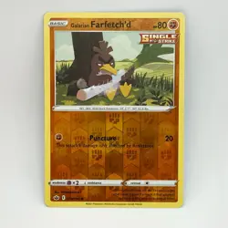 Galarian Farfetch’d 078/198 - Reverse Holo - Chilling Reign - Pokemon Card - NM - Image 1