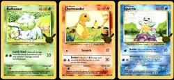 Bulbasaur 44/102 Charmander 46/102 Squirtle 63/102 JUMBO Set Pokemon Card - Image 1