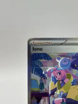Iono Pokemon TCG Paldean Fates Holo Special Illustration Rare Card 237/091 - Image 2