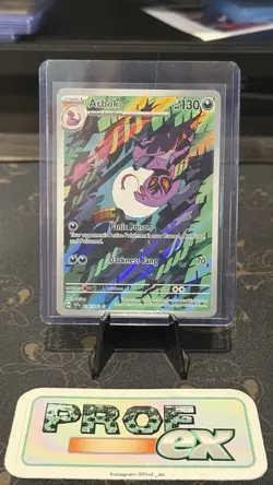 Pokemon TCG Arbok 176/162 Temporal Forces Illustration Rare Card NM Condition - Image 3