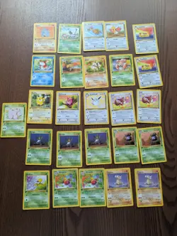 1999 1st Edition GERMAN Jungle Pokemon 26 card lot - Image 1