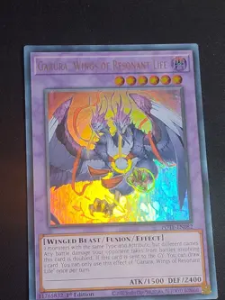 Garura Wings Of Resonant Life 1st Edition POTE-EN082 Ultra Rare Yu-Gi-Oh Card NM - Image 1