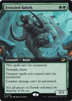 Frenzied Baloth (Extended Art) Edge of Eternities Regular - NM #342 MTG EOE - Image 1