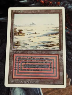 MTG Sticker CEDH Badlands Dual Land - Image 1