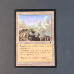 MTG - 1x Ghost Town - Tempest - NM/LP - Vintage Land - Magic the Gathering CCG - Image 2