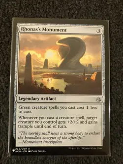 Magic The Gathering MTG - Rhonas's Monument - Amonkhet - Image 1
