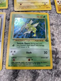 Pokemon Lot Of 28 - Jungle - Wotc With Pidgeot Holo And Scyther Holo - Image 2