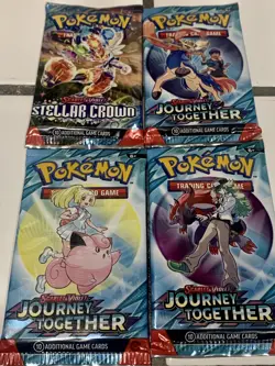 Pokemon TCG - 4 Booster Packs Lot - Factory Sealed Unweighed - Image 2