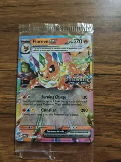 Flareon ex 014/131 SV Pokemon TCG Prismatic Evolutions Stamped Promo Holo NM - Image 1