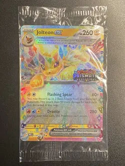 Sealed Jolteon ex 030/131 Pokemon TCG Stamped Prismatic Evolutions Promo NM - Image 1