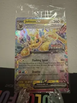 Pokemon Prismatic Evolutions Jolteon ex 030/131 Surprise Box Stamped Sealed QTY - Image 1