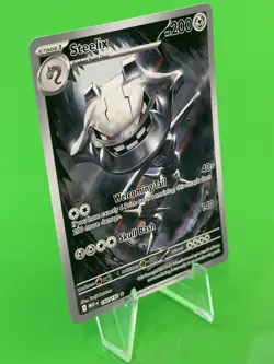 Pokemon Steelix Mega Evolution Illustration Rare 150/132 NM!!! - Image 2