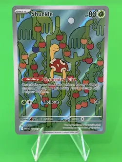 Pokemon Shuckle Mega Evolution Illustration Rare 136/132 NM!!! - Image 1