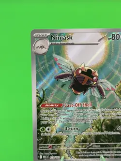 Pokemon Ninjask Mega Evolution Illustration Rare 137/132 NM!!! - Image 4