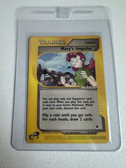 Mary’s Impulse 142/165 Expedition Supporter WOTC Vintage Pokemon - Image 1