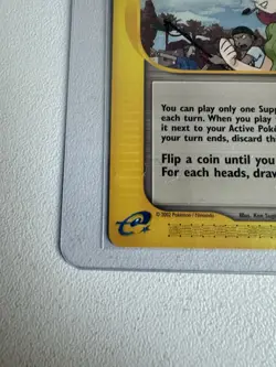 Mary’s Impulse 142/165 Expedition Supporter WOTC Vintage Pokemon - Image 3