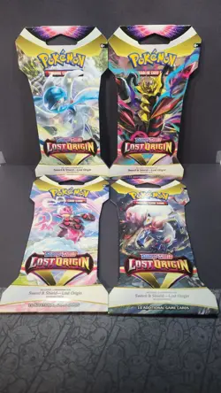 Pokemon TCG - Sword & Shield Lost Origin Sleeved Booster Packs Complete Art Set - Image 1