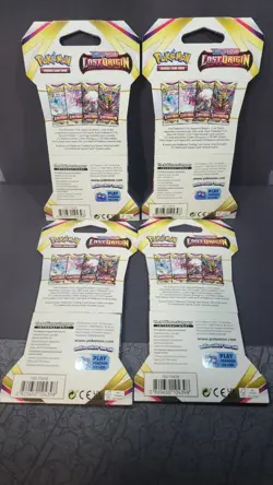Pokemon TCG - Sword & Shield Lost Origin Sleeved Booster Packs Complete Art Set - Image 2