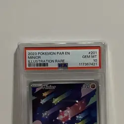 Pokemon Minior 201/182 Illustration Rare Full Art PSA 10 GEM MT - Image 2