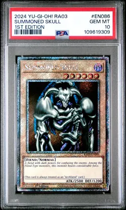 2024 YU-GI-OH! RA03-QUARTER CENTURY BONANZA 1ST ED #EN086 SUMMONED SKULL PSA 10 - Image 1