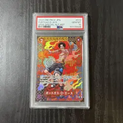 One Piece Card Portgas D Ace SR SP OP02 013 PSA10 Special Art Rare - Image 1