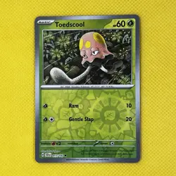 Toedscool 017/142 Common Reverse Holo Stellar Crown Pokemon Card NM - Image 1