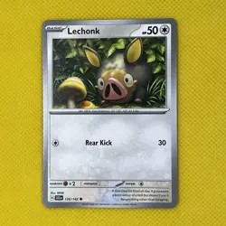 Lechonk 126/142 Common Stellar Crown Pokemon Card NM - Image 1