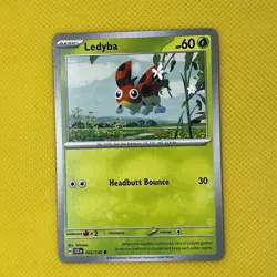 Ledyba 002/142 Common Stellar Crown Pokemon Card NM - Image 1