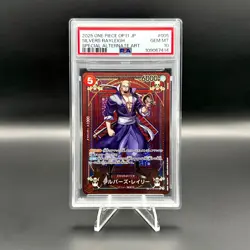 PSA 10 Silvers Rayleigh OP09-005 A Fist Of Divine Speed Japanese One Piece Card - Image 1