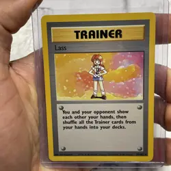LASS - 75/102 - Base Set - Pokemon Card LP+ Vintage Vtg Nintendo TCG Rare WOTC - Image 1
