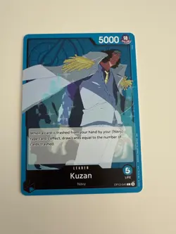 OP12-040 Kuzan : Leader English One Piece TCG Card : OP12: Legacy of the Master - Image 1