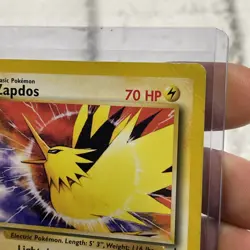 Pokemon Zapdos 23 Black Star Promo Rare Pokemon TCG Card 2000 MP Vintage WOTC - Image 3