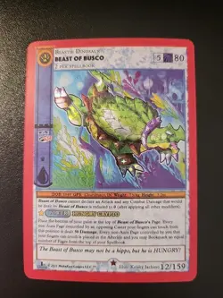 MetaZoo 1st Edition Cryptid Nation Beast of Busco Reverse Holo Card 12/159 - Image 1