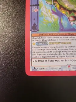 MetaZoo 1st Edition Cryptid Nation Beast of Busco Reverse Holo Card 12/159 - Image 2