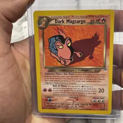 Pokemon Card - Dark Magcargo Neo Destiny 18/105 Rare Pokemon Vintage WOTC LP/NM - Image 1