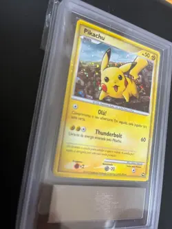 ARS 10+ Pikachu World Promo Holo Portuguese Edition 2010 Pokemon Card - Image 2