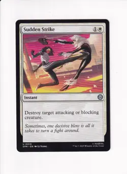 MAGIC THE GATHERING MTG MARVEL'S SPIDER-MAN SUDDEN STRIKE (#1) - Image 1