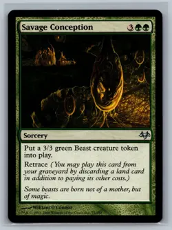 Magic The Gathering Eventide Savage Conception #75/180 MTG TCG CCG - Image 1