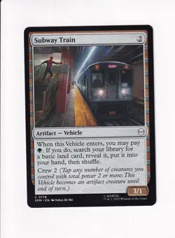 MAGIC THE GATHERING MTG MARVEL'S SPIDER-MAN SUBWAY TRAIN (#1) - Image 1