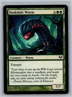 Magic The Gathering Eventide Duskdale Wurm #67/180 MTG TCG CCG - Image 1