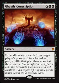 Ghastly Conscription - Light Play MTG Commander 2016 Edition - Image 1