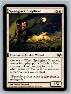 Magic The Gathering Eventide Springjack Shepherd #15/180 MTG TCG CCG - Image 1