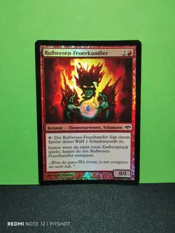 FOIL Russwesen-Feuerkundler / Cinder Pyromancer - MTG Magic - Image 1