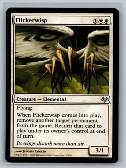 Magic The Gathering Eventide Flickerwisp #6/180 MTG TCG CCG - Image 1