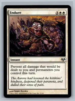 Magic The Gathering Eventide Endure #5/180 MTG TCG CCG - Image 1