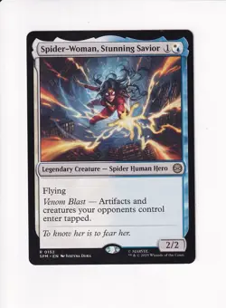 MAGIC THE GATHERING MTG MARVEL'S SPIDER-MAN SPIDER-WOMAN, STUNNING SAVIOR - Image 1